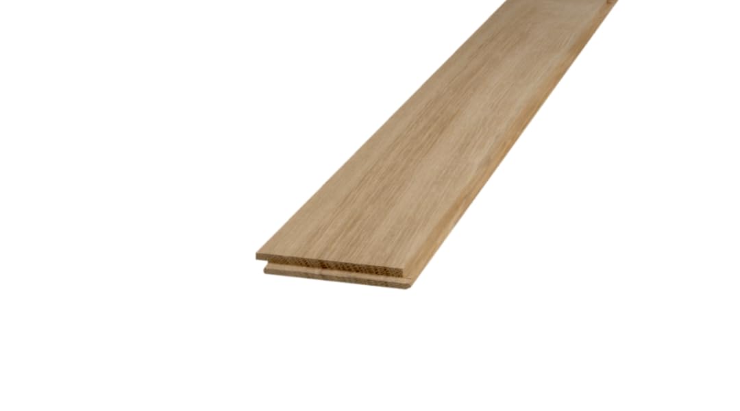 Strip parquet oak natural 10 x 70 x 500mm raw - High-quality parquet made of oak