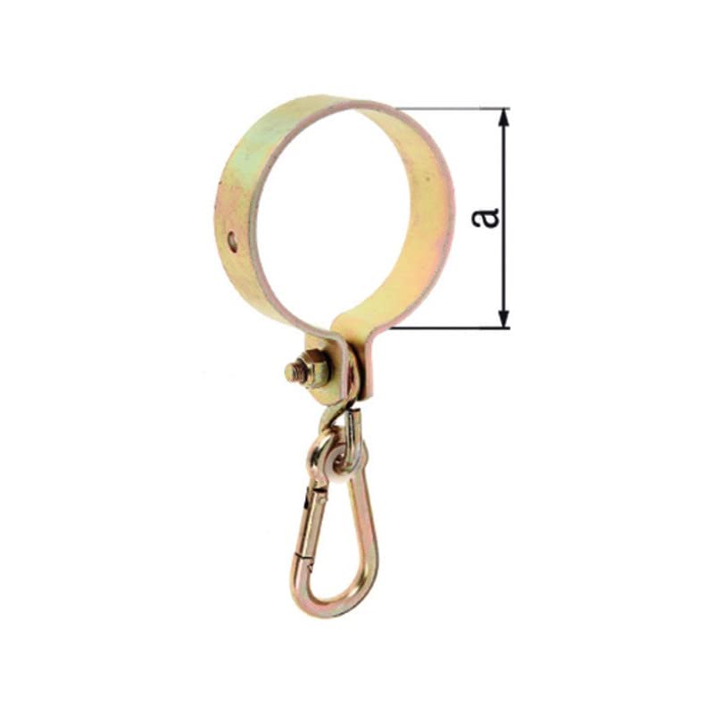 Swing clamp D.120mm STA galvanized yellow galvanized. Load max. 70kg GAH