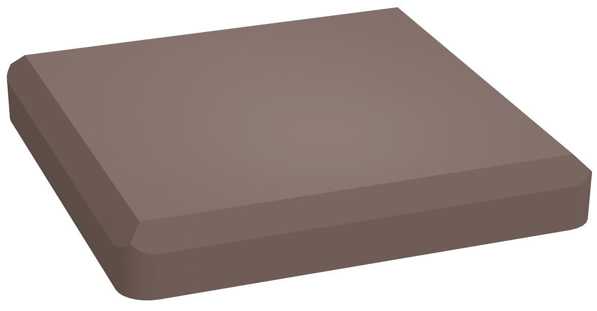 DesignFence 210717111800006 Fence, hazelnut brown, 10 x 10 x 1.5 cm