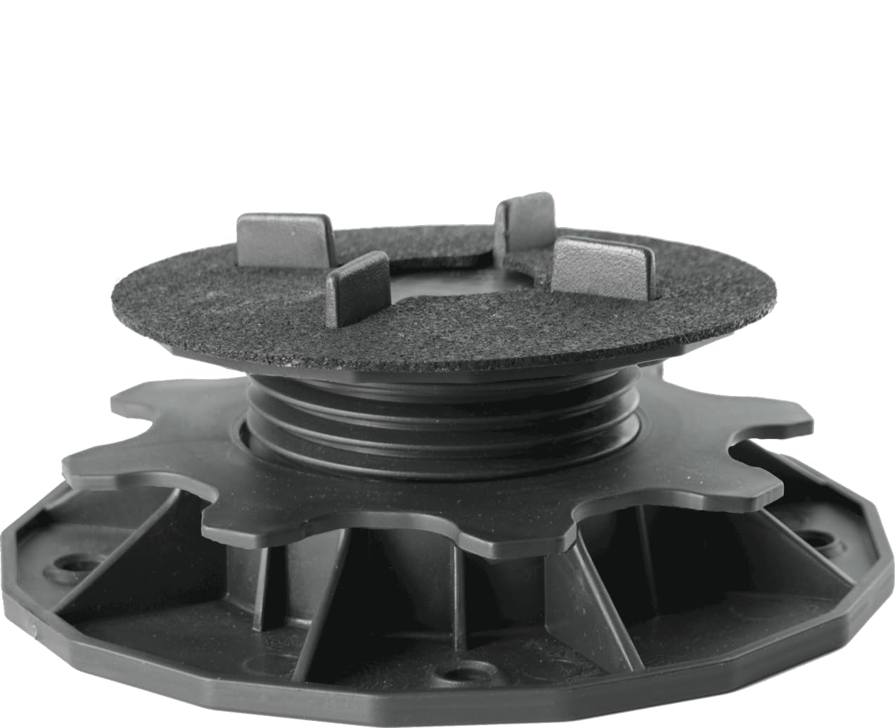Adjustable slab supports, pedestal supports for patio slabs - height-adjustable feet for ceramic, stone, concrete and tiles - 120 pieces, 18-33 mm