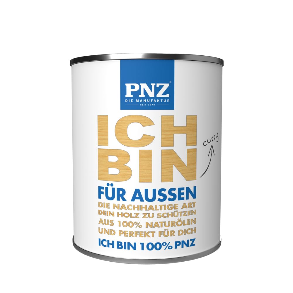 Das PNZ-Öl für Außen | mit über 95% nachwachsenden Rohstoffen | Made in Germany | Holzdeck, Holz-Terrasse, Fenster, Türen, Gartenhäuser, Spielgeräte