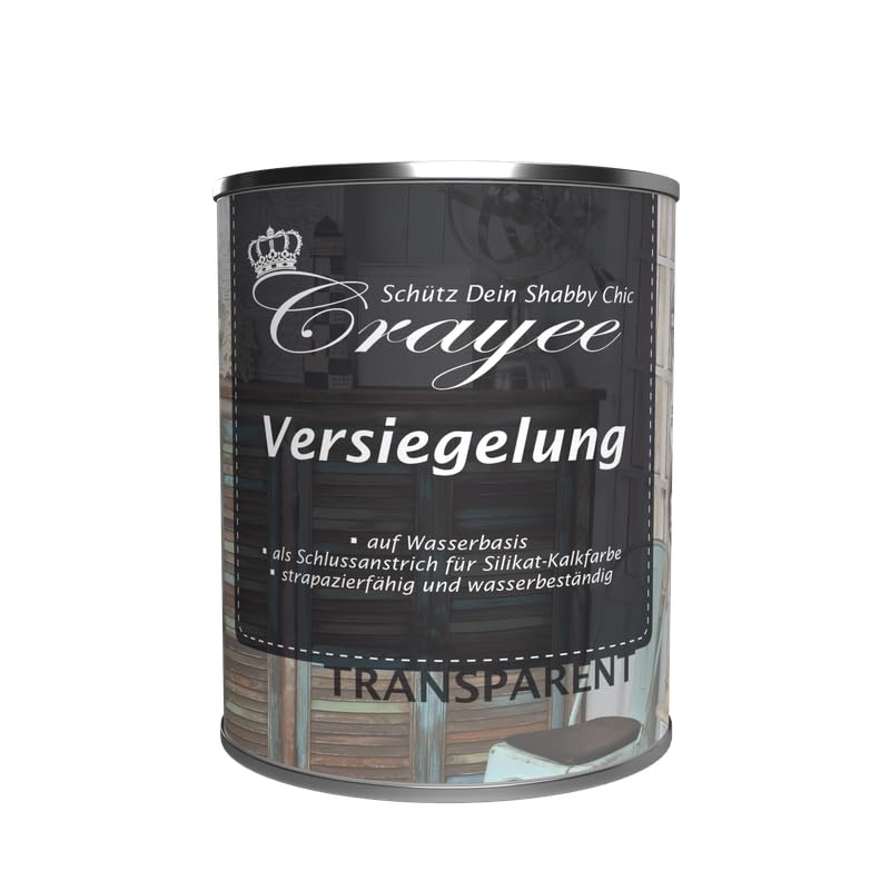 PNZ Crayee Versiegelung | für Möbel Innen | Nachhaltig hergestellt mit regionalen Rohstoffen | versiegelt Kalkfarbe