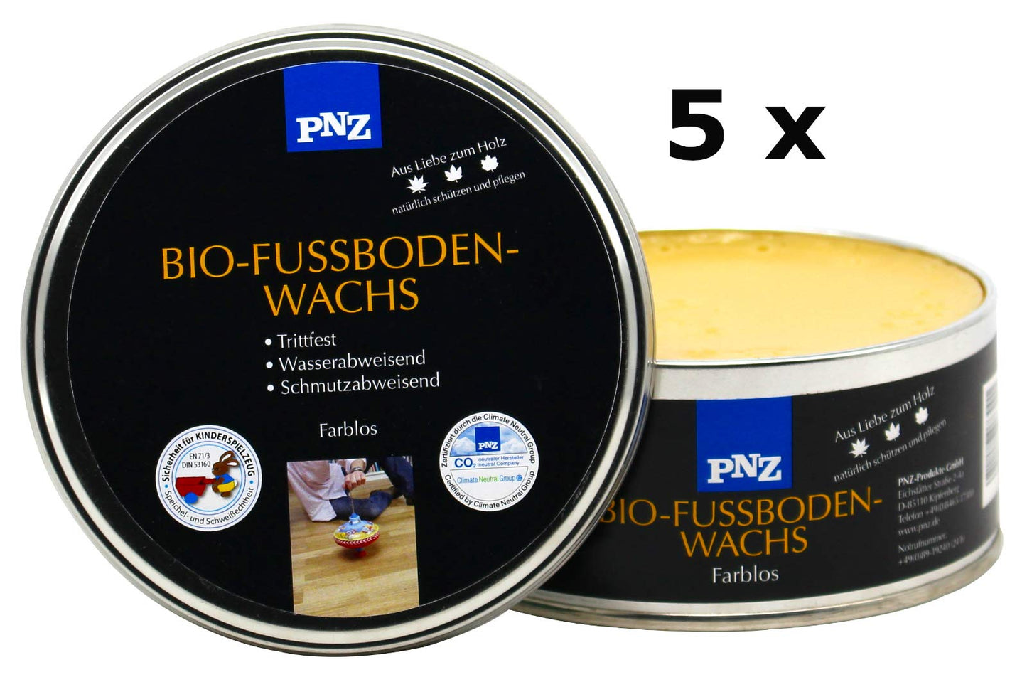 PNZ Organic Floor Wax 2.50 l - 07301