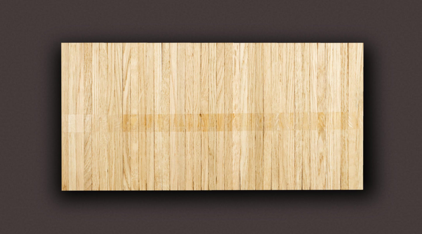 Vertical lamella parquet oak Harmonie 10mm - High-quality solid parquet - Installation elements