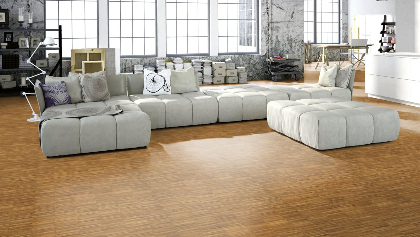 Vertical lamella parquet oak industrial 10mm - High-quality solid parquet - Installation elements