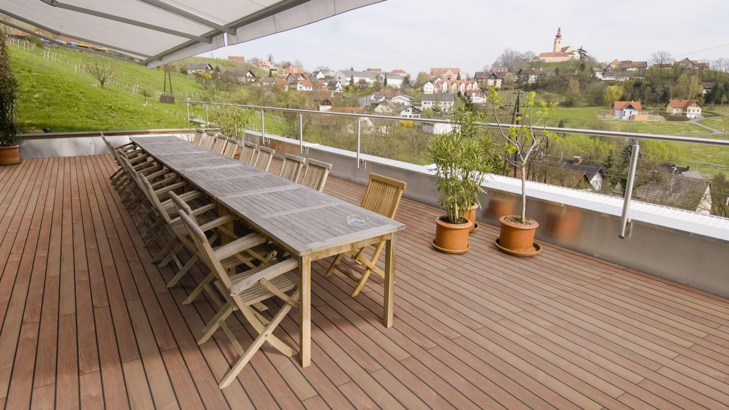 Terrassendiele Cumaru Prime - KD - 21 x 145 x 1830 mm - glatt/glatt
