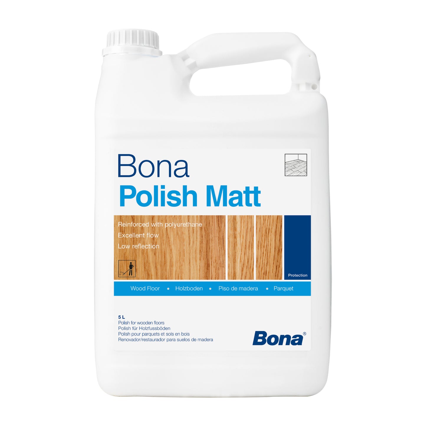 Bona Parquet Polish matt 5 liters for varnished wooden floors