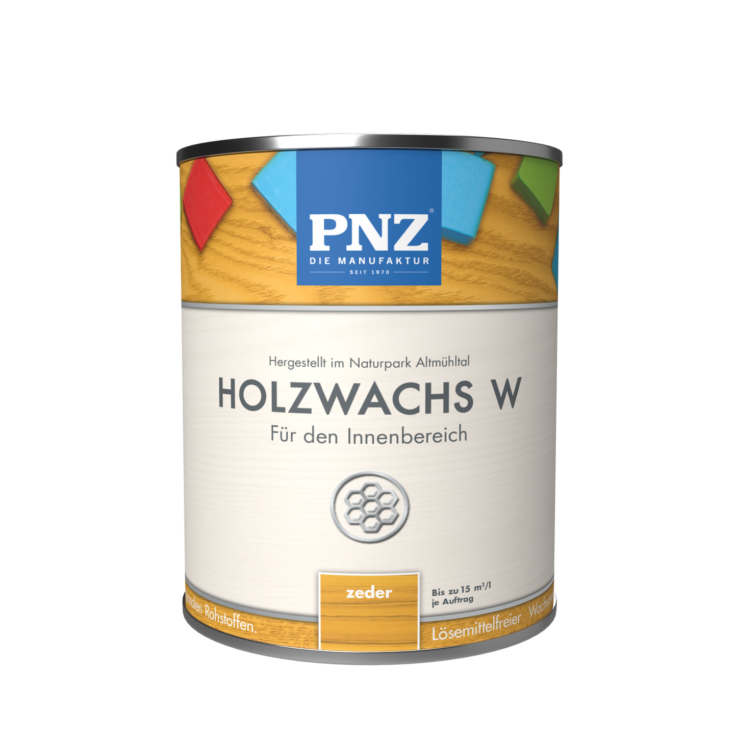 PNZ Holzwachs W – Natürliches Holzwachs auf Wasserbasis für Innenbereiche