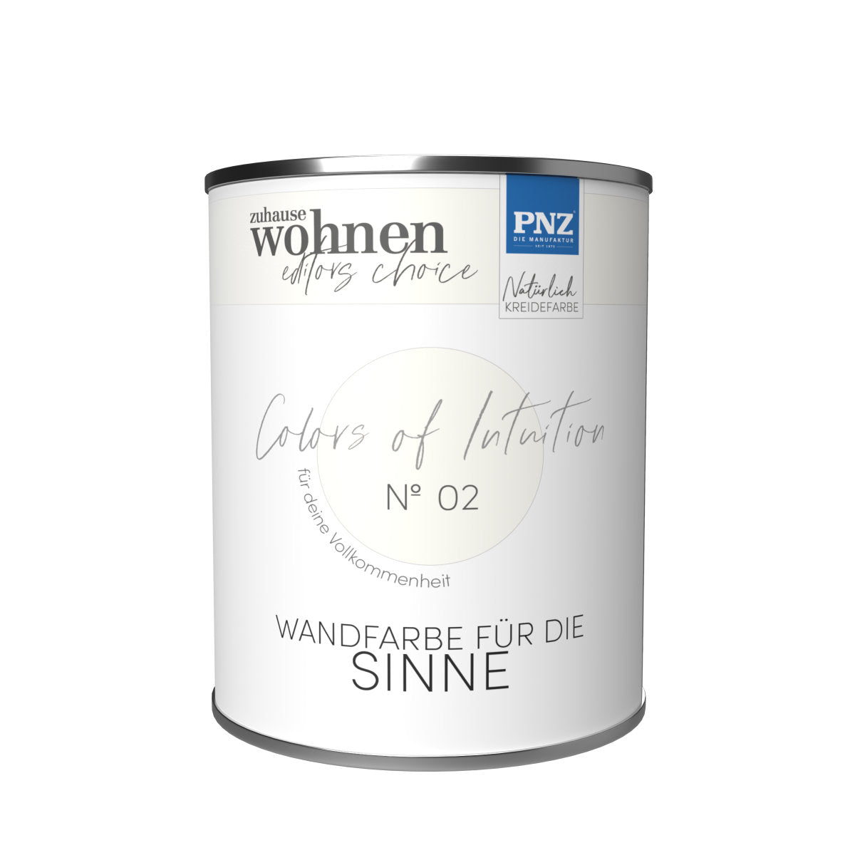 PNZ Colors of Intuition Nº 02 – Vollkommenheit | Wohngesunde Wandfarbe für Innen (verschiedene Gebindegrößen)