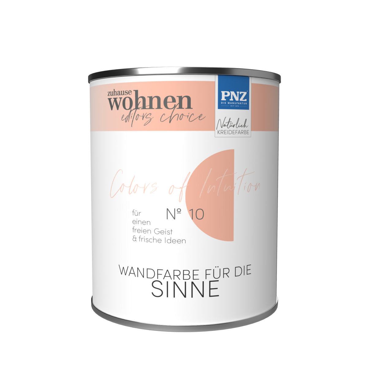 PNZ Colors of Intuition Nº 10 – Freier Geist & Frische Ideen | Wohngesunde Wandfarbe für Innen (verschiedene Gebindegrößen)