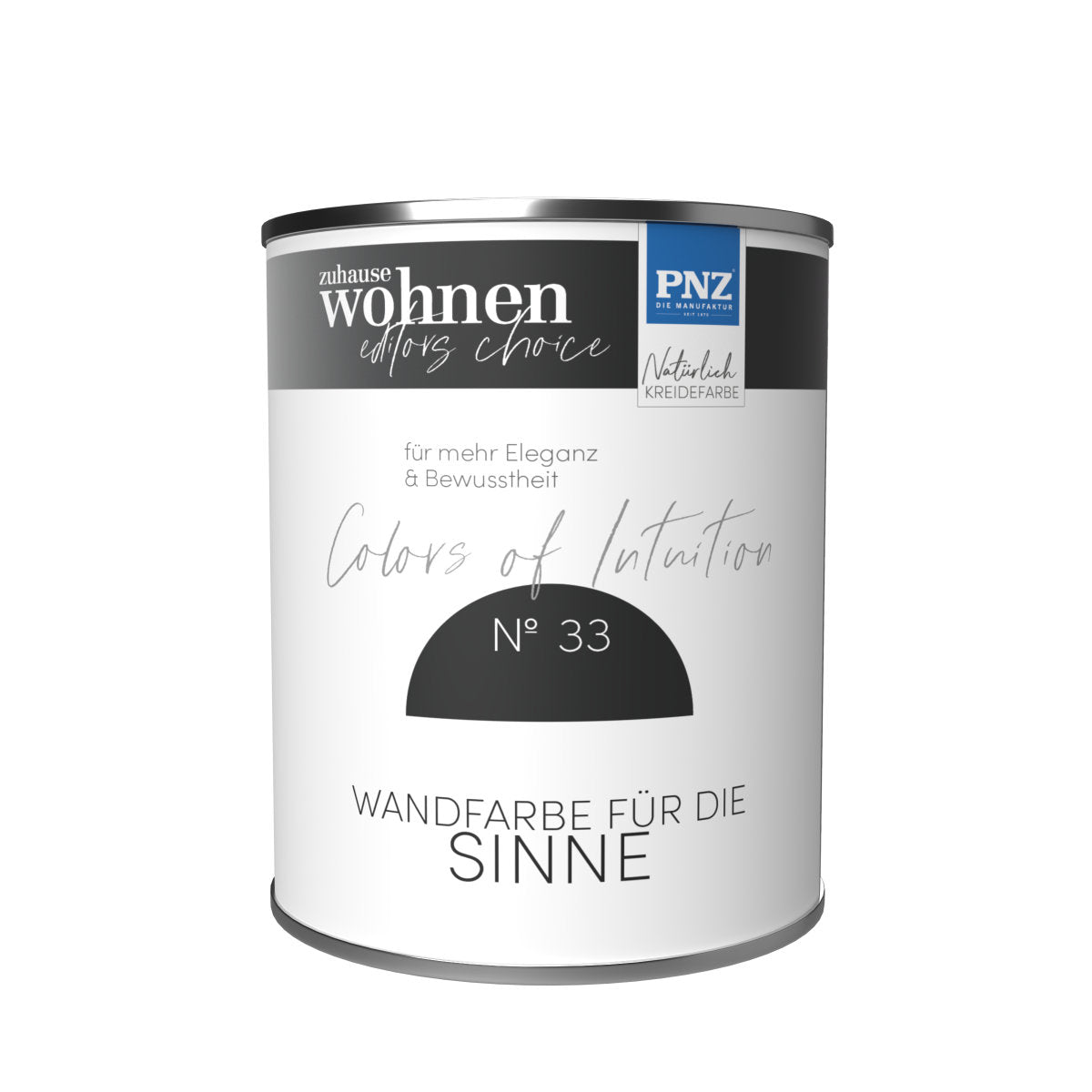 PNZ Colors of Intuition Nº 33 – Eleganz & Bewusstheit | Wohngesunde Wandfarbe für Innen (verschiedene Gebindegrößen)