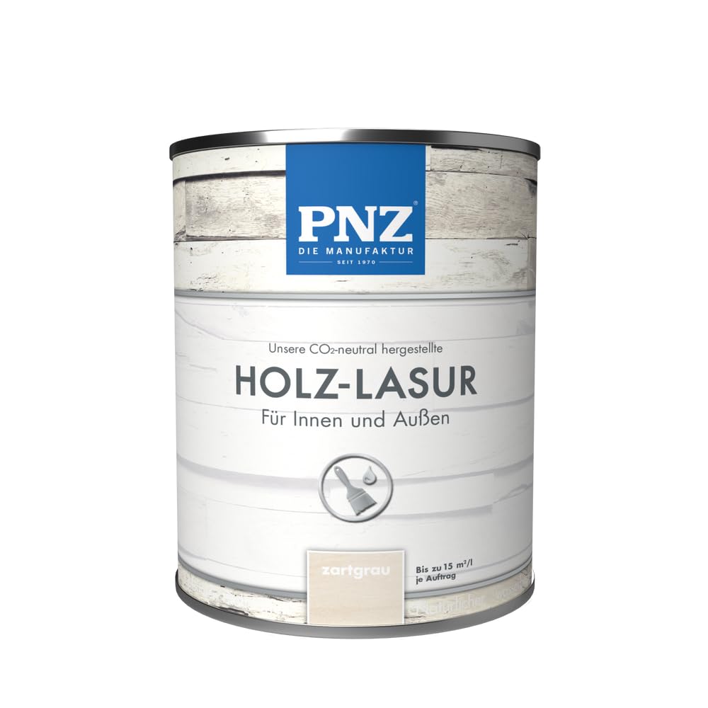 PNZ Holzlasur für Innen und Außen | Gebinde 30L | lösemitttelfreie Farblasur | Nachhaltig hergestellt mit regionalen Rohstoffen | für alle Hölzer, auch Bienenhäuser