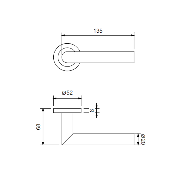 Griffwelt Drücker- / Wechselgarnitur | Ferrara RG0901 | Edestahl | PZW DIN R