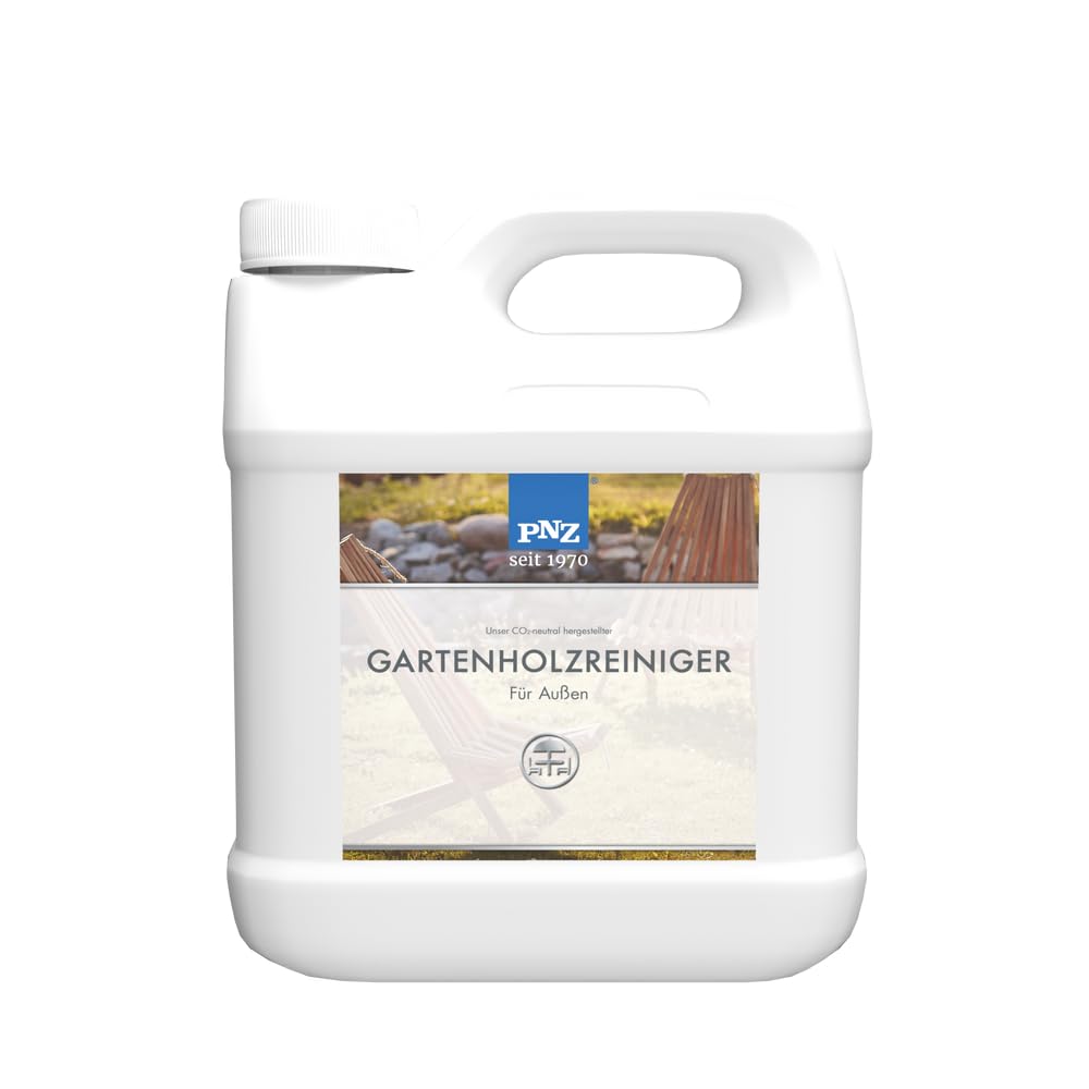 PNZ Gartenholzreiniger für die Reinigung von Holzterrassen bei sommerlicher Hitze