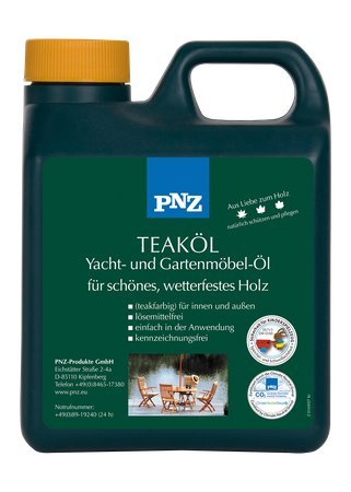 PNZ Yacht- und Gartenmöbel Öl, Gebinde:30L, Farbe:Teak