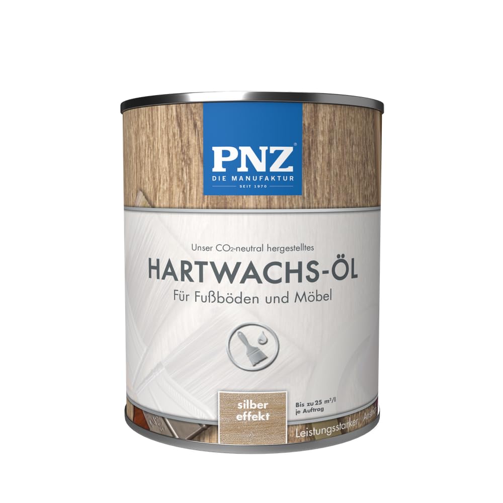 PNZ Hartwachs-Öl farbig (silber effekt) 2,50 l - 76008