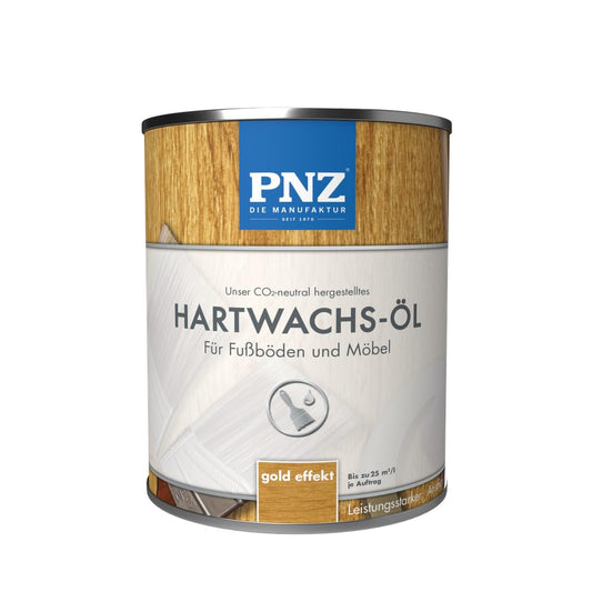 PNZ hard wax oil coloured (gold effect) 0.75 l - 76013