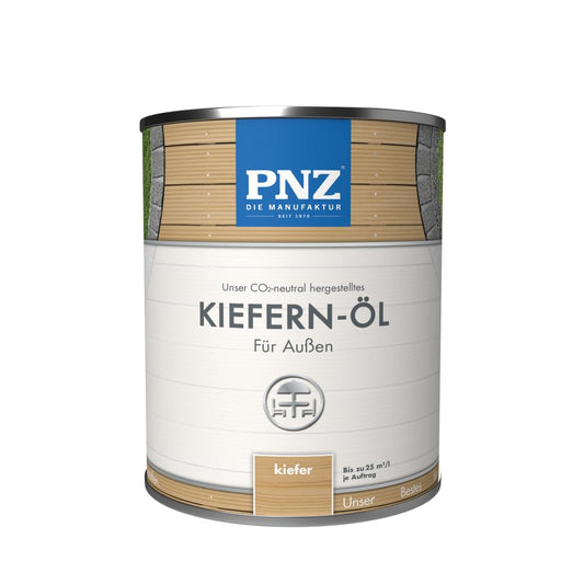 PNZ pine oil for outdoors | Sustainably produced with regional raw materials | Made in Germany | Wooden deck, wooden terrace, garden furniture, garden house