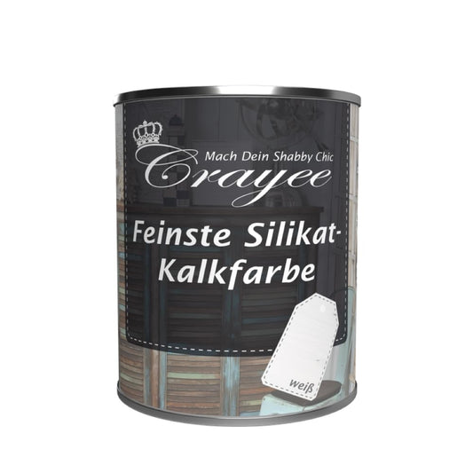 PNZ Crayee Finest silicate lime paint | for furniture and walls indoors | Sustainably produced with regional raw materials | Highly opaque, environmentally friendly, breathable, low odor