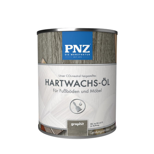 PNZ hard wax oil coloured (graphite) 0.75 l - 76014