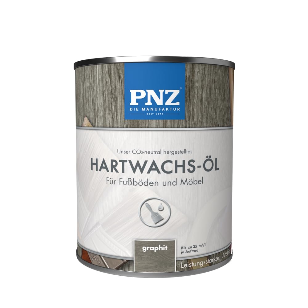 PNZ hard wax oil coloured (graphite) 2.50 l - 76006