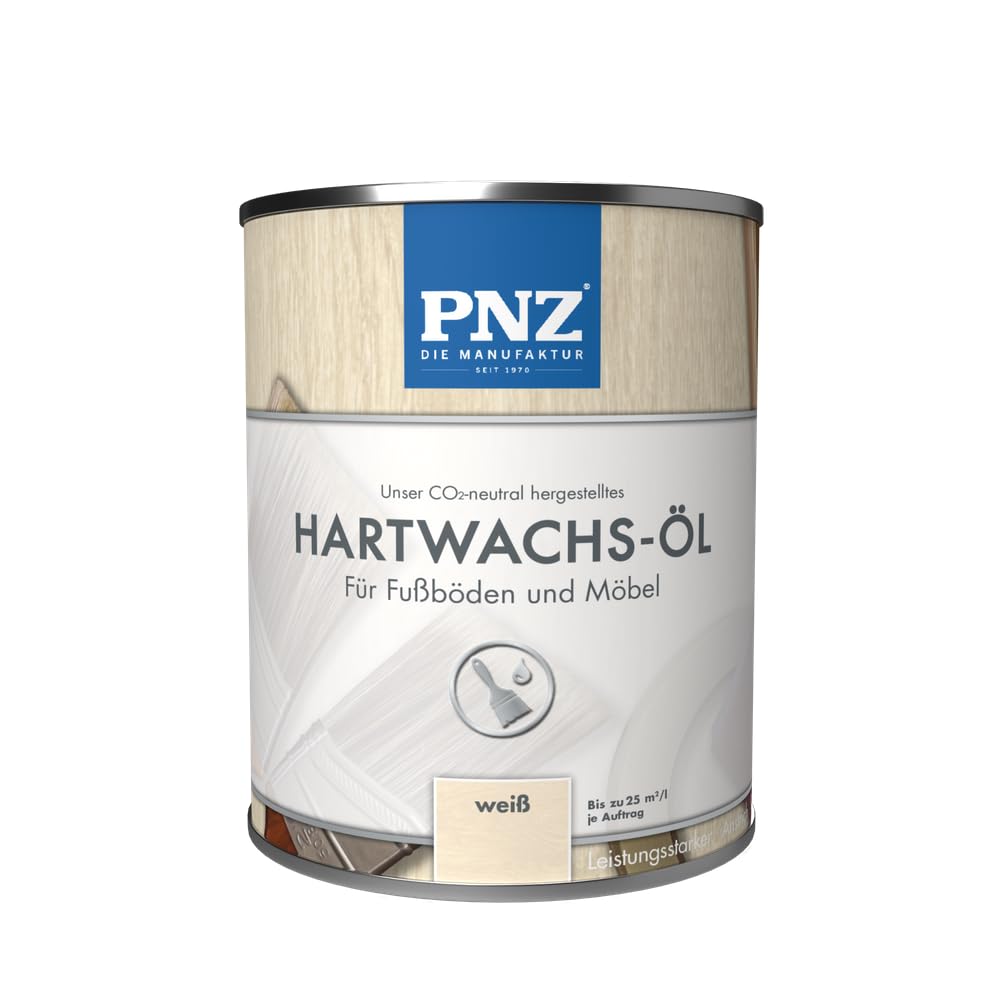 PNZ Hartwachs-Öl farbig (weiß) 2,50 l - 07782