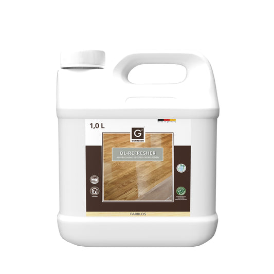 G² Oil Refresher Natural - high-quality combination of cleaner and care product for oiled wooden floors