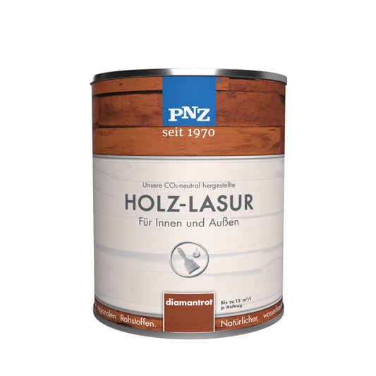 PNZ Holz-Lasur (diamantrot) 0,75 l - 10058