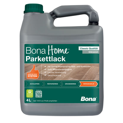Bona Home Parkettlack Classic Versiegelung glänzend 4 Liter