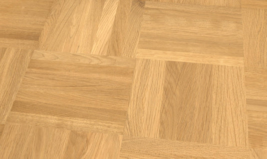 Mosaic parquet oak natural/Select 8mm - High-quality solid parquet - laying element cube - 4.10 sqm - 100% FSC®-certified