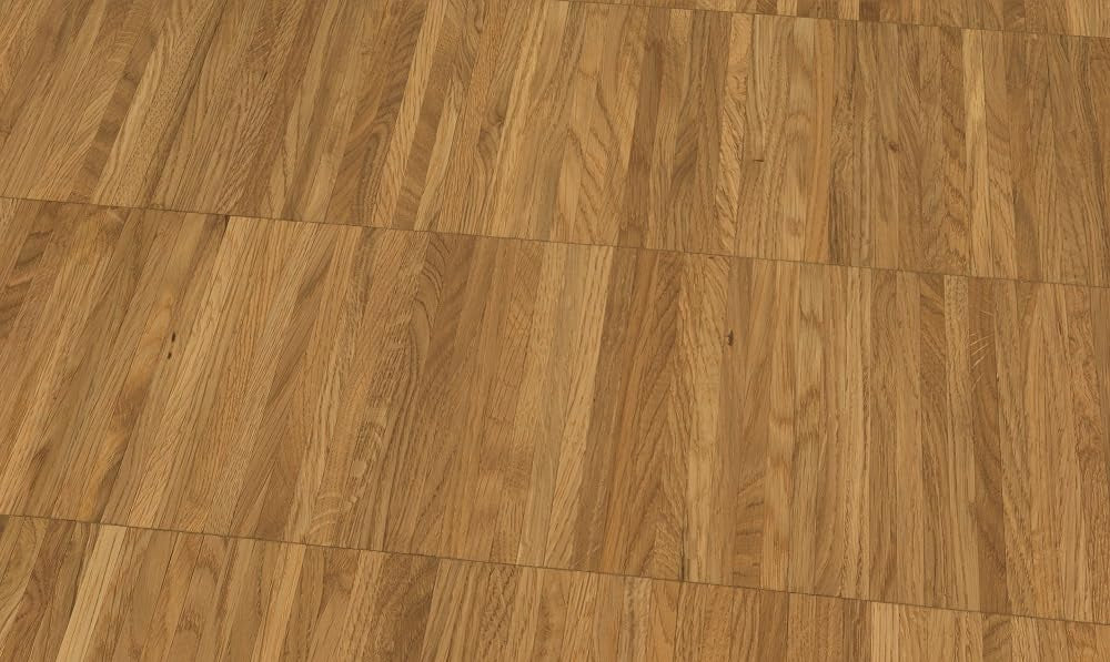 Hochkantlamellenparkett Eiche Harmonie 10mm - Hochwertiges Massivparkett - Verlegeelemente