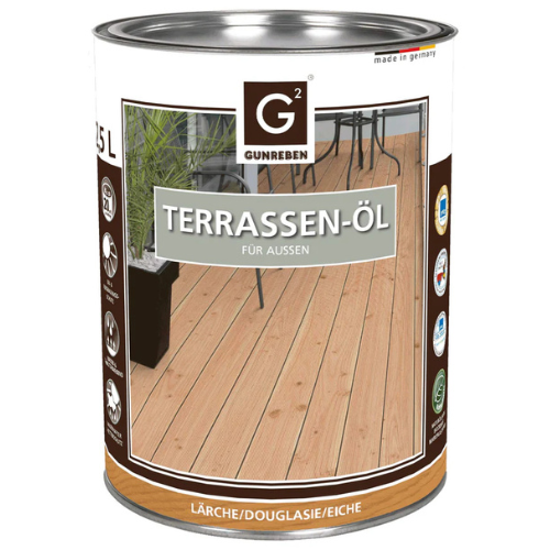 G2 Terrace Oil - Container: 2.5 L - Larch | Douglas fir | Oak