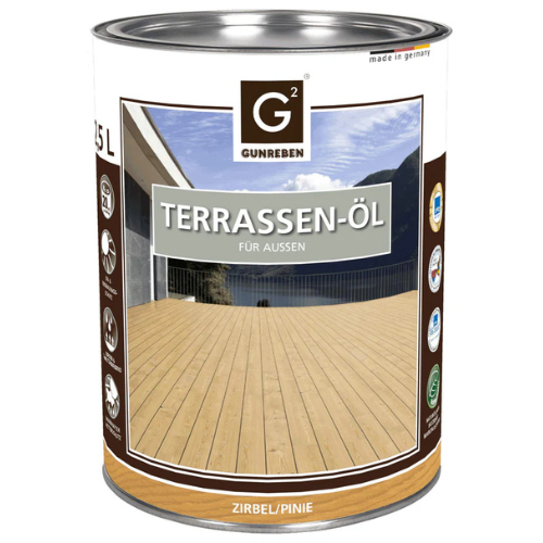 G2 Terrassen-Öl - Gebinde: 2,5 L - farblos