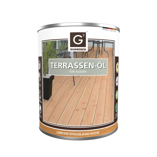 G2 Terrace Oil - Container: 2.5 L - Larch | Douglas fir | Oak