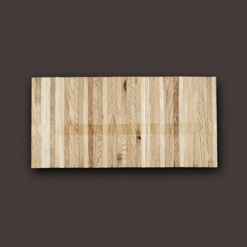 Vertical lamella parquet oak industrial 22mm - High-quality solid parquet - Installation elements