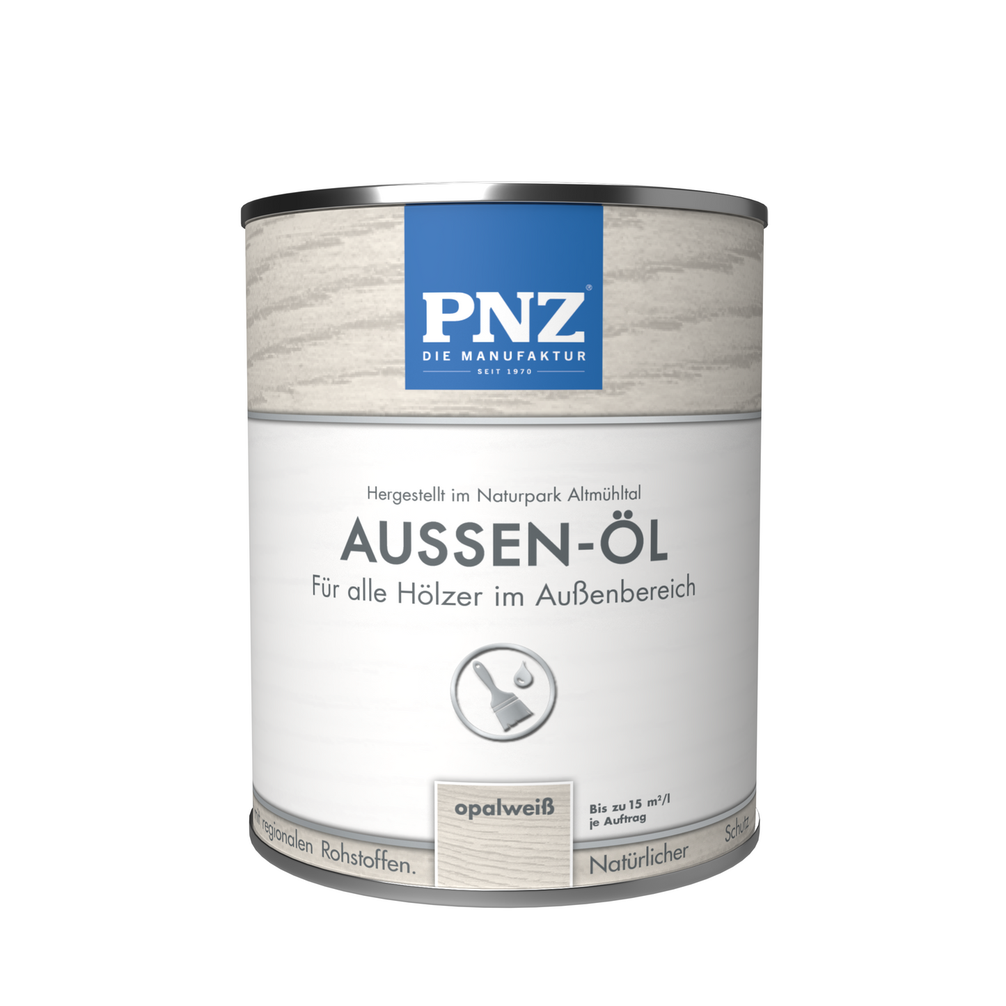 PNZ Außen-Öl | Nachhaltig hergestellt mit regionalen Rohstoffen | Made in Germany | Holzdeck, Holz-Terrasse, Fenster, Türen, Gartenhäuser, Spielgeräte