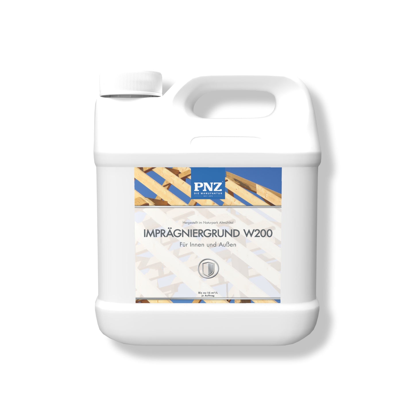 PNZ Imprägniergrund W200 – Wasserbasierte Holzgrundierung gegen Bläue & Feuchtigkeit