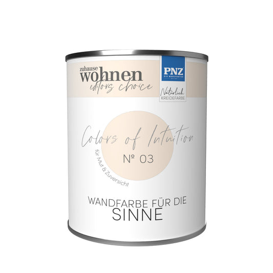 PNZ Colors of Intuition Nº 03 – Mut & Zuversicht | Wohngesunde Wandfarbe für Innen (verschiedene Gebindegrößen)