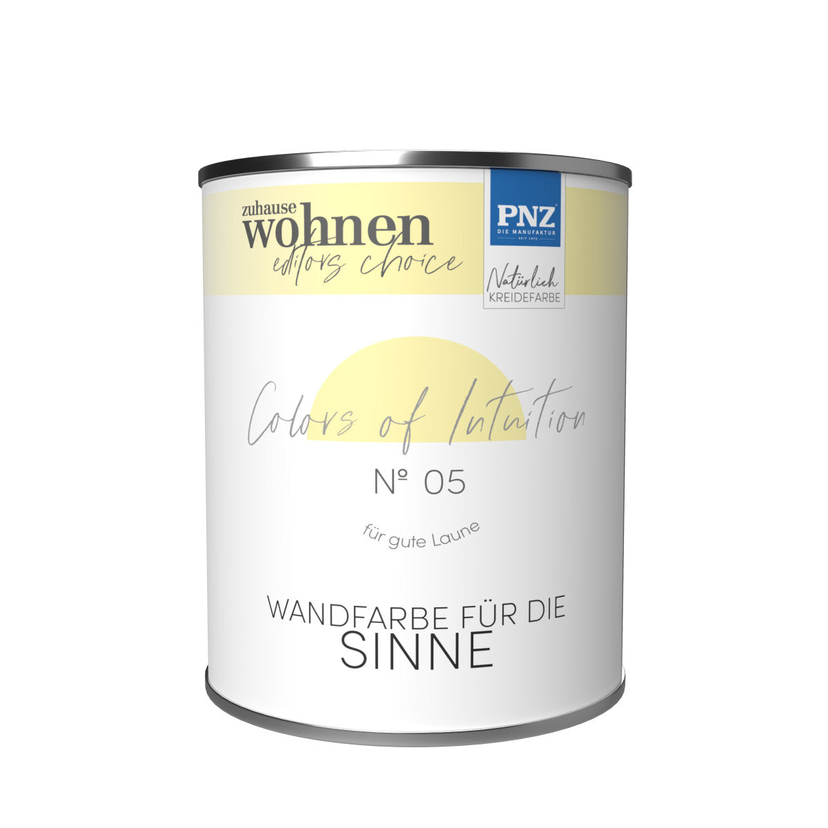 PNZ Colors of Intuition Nº 05 – Gute Laune | Wohngesunde Wandfarbe für Innen (verschiedene Gebindegrößen)