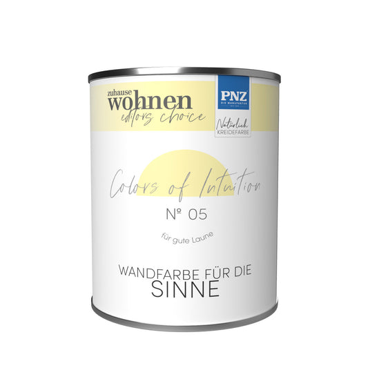 PNZ Colors of Intuition Nº 05 – Gute Laune | Wohngesunde Wandfarbe für Innen (verschiedene Gebindegrößen)