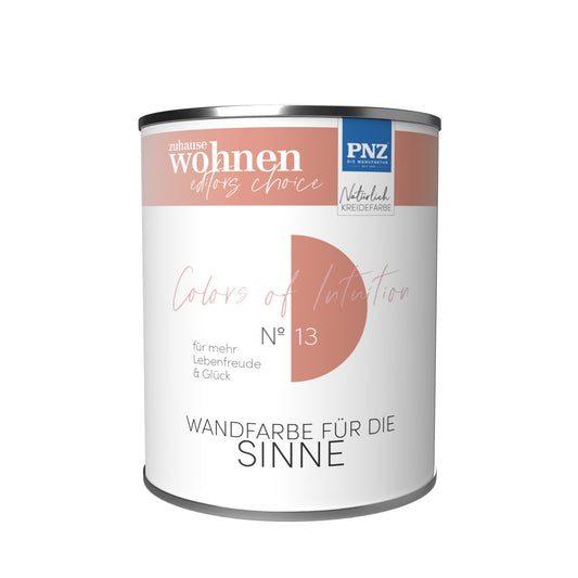 PNZ Colors of Intuition Nº 13 – Lebensfreude & Glück | Wohngesunde Wandfarbe für Innen (verschiedene Gebindegrößen)