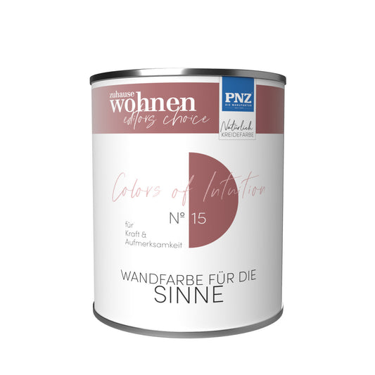 PNZ Colors of Intuition Nº 15 – Kraft & Aufmerksamkeit | Wohngesunde Wandfarbe für Innen (verschiedene Gebindegrößen)