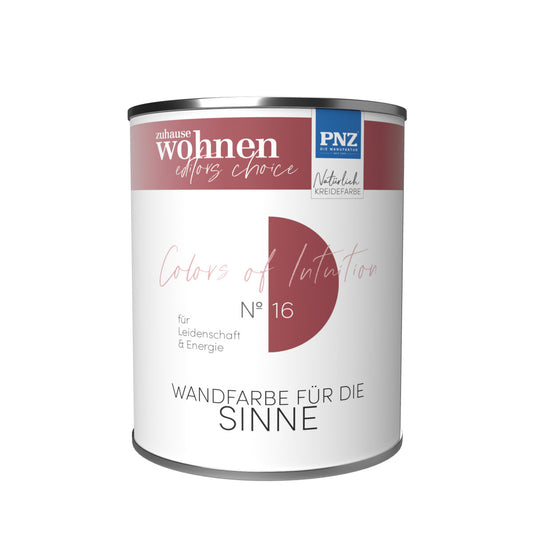 PNZ Colors of Intuition Nº 16 – Leidenschaft & Energie | Wohngesunde Wandfarbe für Innen (verschiedene Gebindegrößen)
