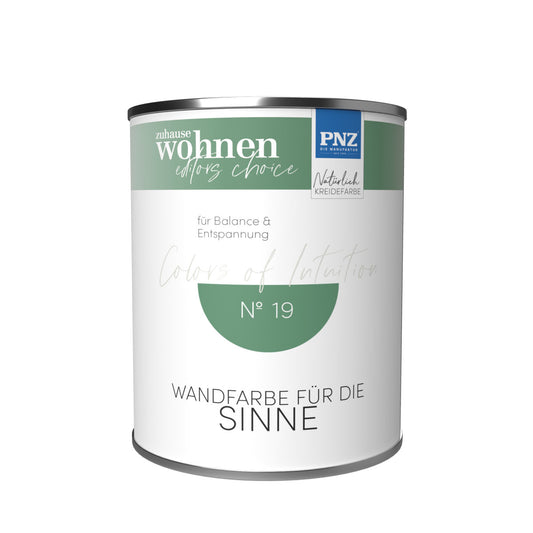 PNZ Colors of Intuition Nº 19 – Balance & Entspannung | Wohngesunde Wandfarbe für Innen (verschiedene Gebindegrößen)