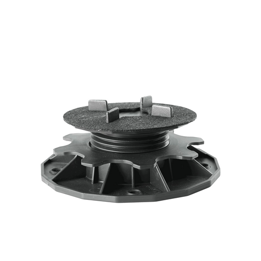 Adjustable slab supports, pedestal supports for patio slabs - height-adjustable feet for ceramic, stone, concrete and tiles - 120 pieces, 18-33 mm