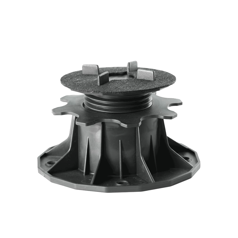 Justierbare Plattenlager Stelzlager für Terrassen-Platten - Höhenverstellbare Stellfüße für Keramik, Stein, Beton und Fliesen - 48 Stück, 34-70 mm