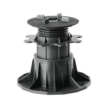 Justierbare Plattenlager Stelzlager für Terrassen-Platten - Höhenverstellbare Stellfüße für Keramik, Stein, Beton und Fliesen - 48 Stück, 65-140 mm