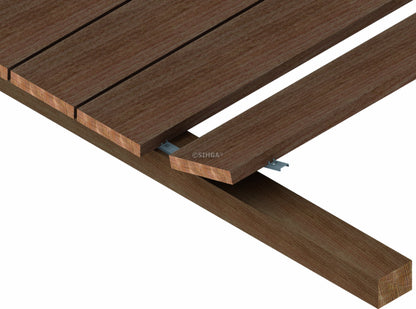 Sihga Dielenfix DF 22 Edelstahl, Terrassenbefestigung