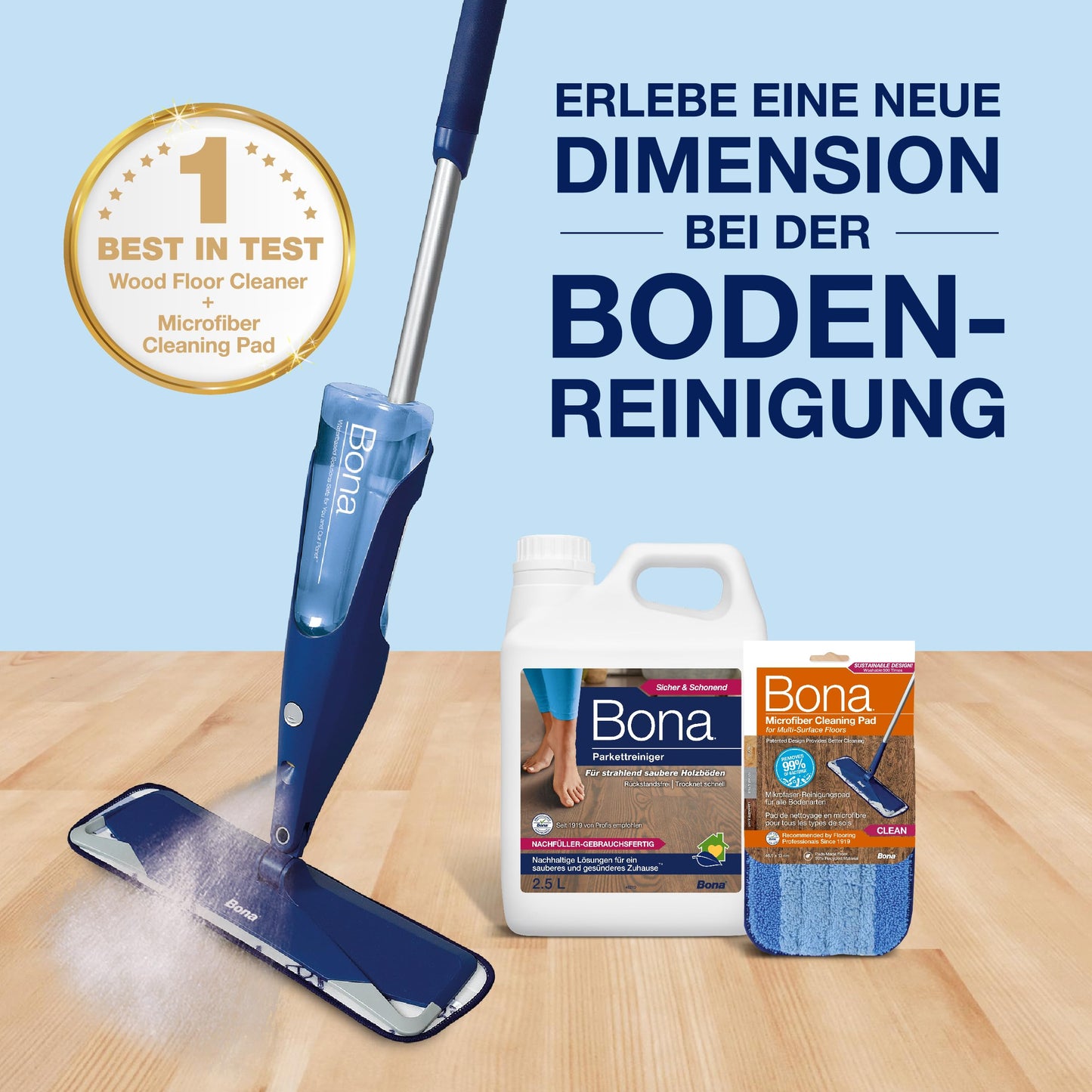 Bona Retail Parkettreiniger Nachfüllkanister 4 Liter