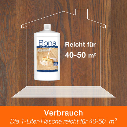 Bona Polish Remover Cleaner, 1 litre